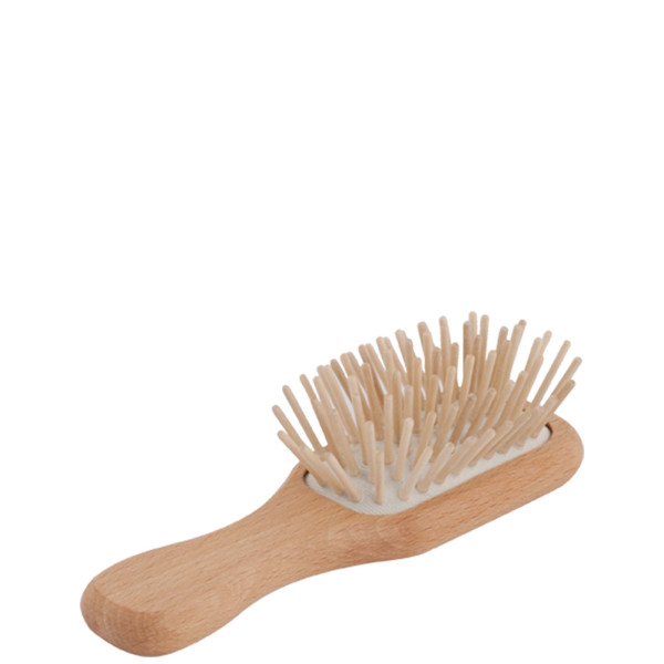 Brosse à cheveux de poche en bois, hêtre