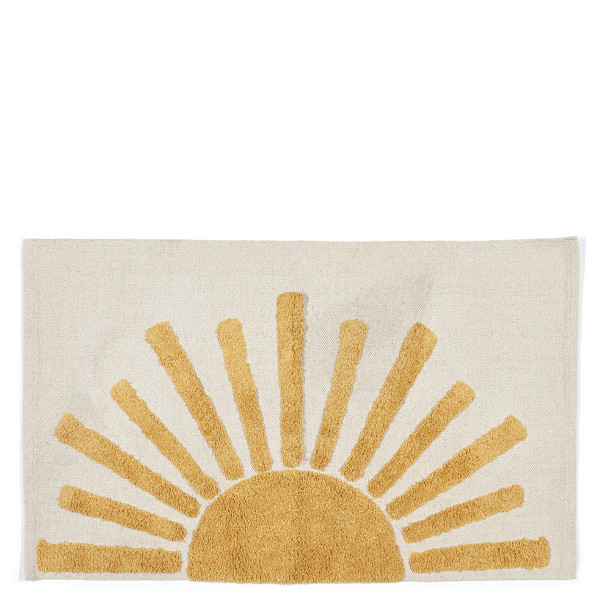 Cotton rug SUN, oekotex, 60x90cm