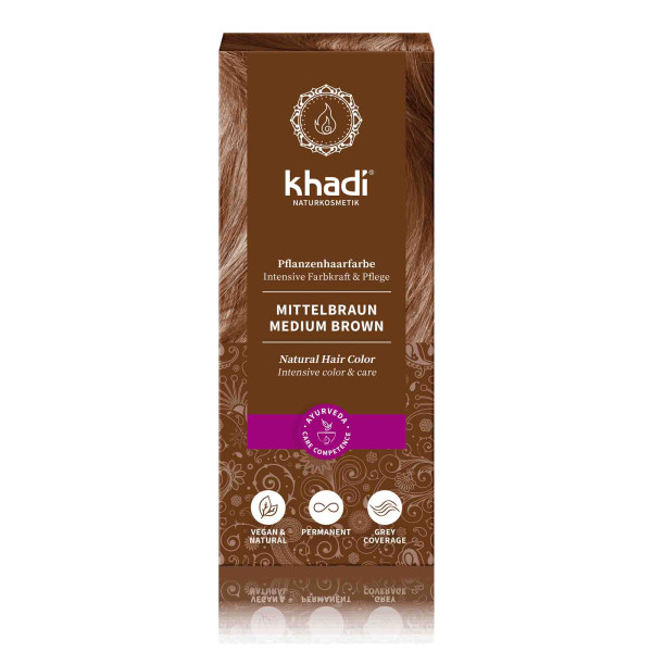 Herbal Hair Colour Medium Brown, 100 g