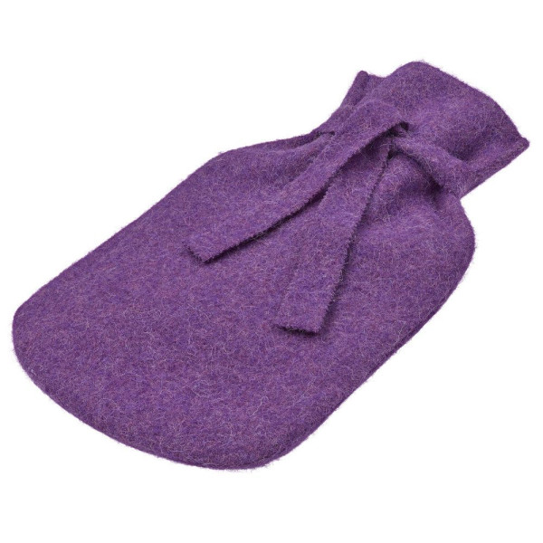 Bouillotte Merino/Alpaka Aubergine