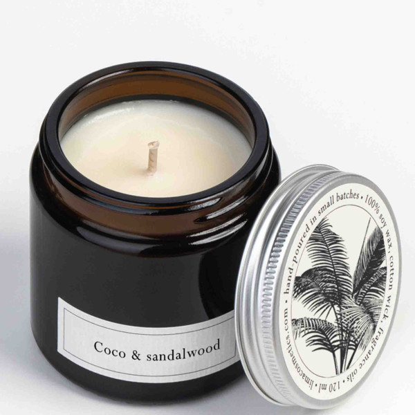 Scented candle Cocoa & Sandalwood, 120ml