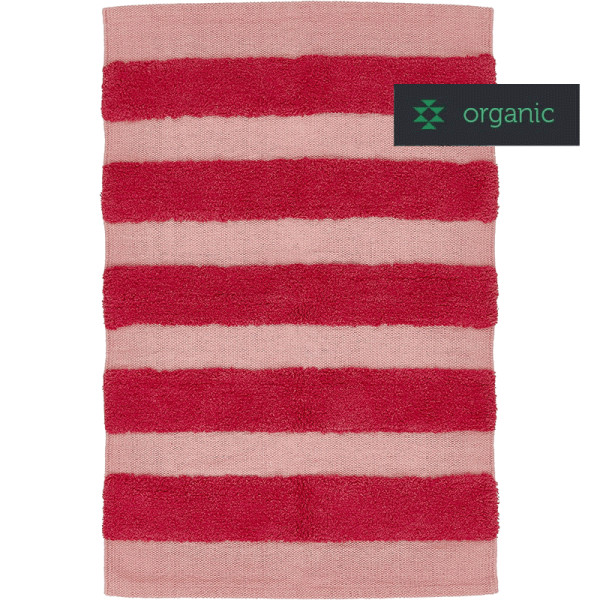 Cotton rug SUGAR, raspberry/pink, oekotex, 60x90cm