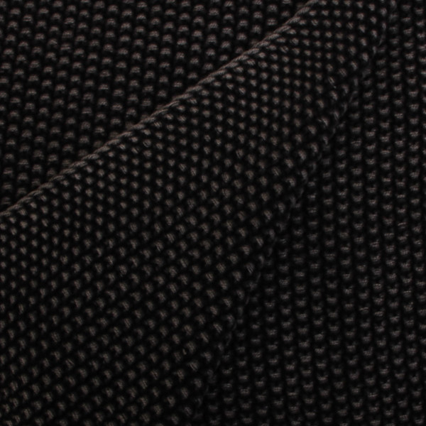Cotton blanket coarse knit black 130cm x 170cm