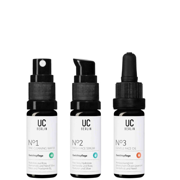 Set de voyage pour soins du visage 3x 10 ml