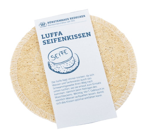 Luffa-Seifenkissen, rund