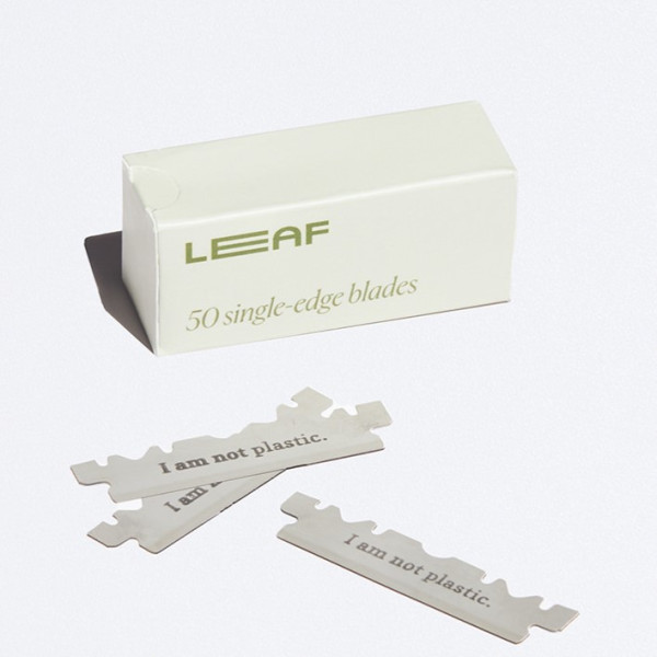 Single-Edge Blade Pack (50 pieces) - Neutral (Silver matt)