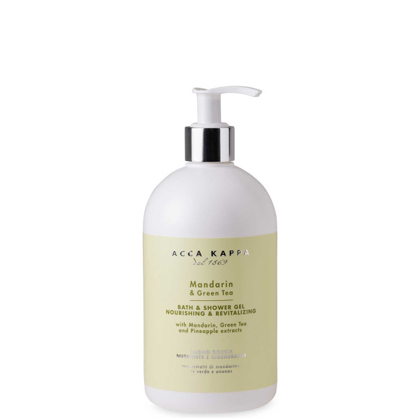 Mousse de bain et gel douche au thé vert et à la mandarine, 500ml