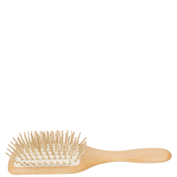 Hairbrush wooden pins square
