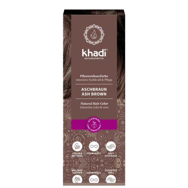 Herbal Hair Colour Ash Brown, 100 g