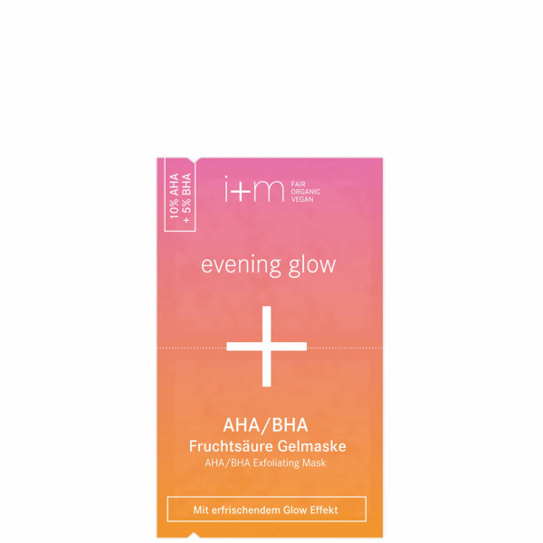 Evening glow AHA/BHA Fruchtsäure Gelmaske 2 x 4ml